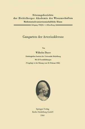 Gangarten der Arteriosklerose de Wilhelm Doerr