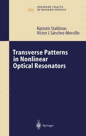 Transverse Patterns in Nonlinear Optical Resonators de Kestutis Staliunas