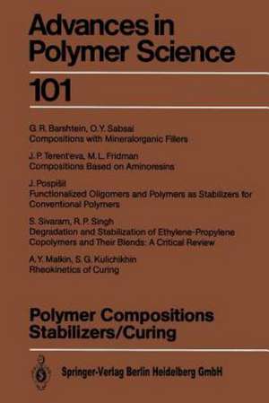 Polymer Compositions Stabilizers/Curing de G.R. Barshtein