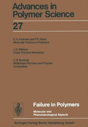 Failure in Polymers: Molecular and Phenomenological Aspects de Akihiro Abe