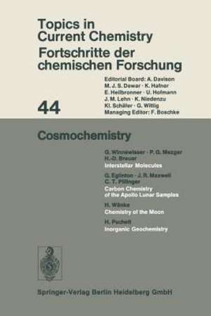 Cosmochemistry de Kendall N. Houk