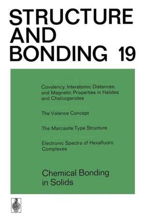 Chemical Bonding in Solids de J. D. Dunitz