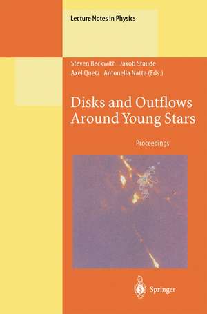 Disks and Outflows Around Young Stars: Proceedings of a Conference Honouring Hans Elsässer Held at Heidelberg, Germany, 6–9 September 1994 de Steven Beckwith