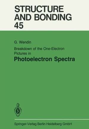 Breakdown of the One-Electron Pictures in Photoelectron Spectra de G. Wendin