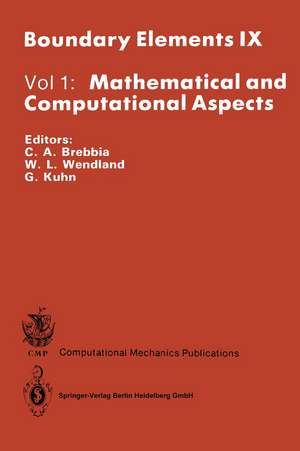 Mathematical and Computational Aspects de Carlos A. Brebbia