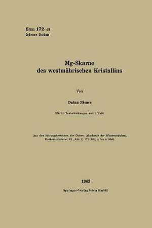 Mg-Skarne des westmährischen Kristallins de Dušan Němec