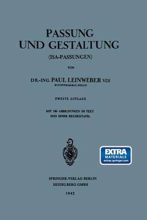 Passung und Gestaltung (ISA-Passungen) de Paul Leinweber