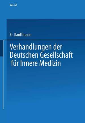 Verhandlungen der Deutschen Gesellschaft für Innere Medizin de Fr. Kauffmann