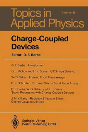 Charge-Coupled Devices de D. F. Barbe