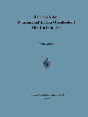 Jahrbuch der Wissenschaftlichen Gesellschaft für Luftfahrt de Wissenschaftliche Gesellschaft für Luftfahrt