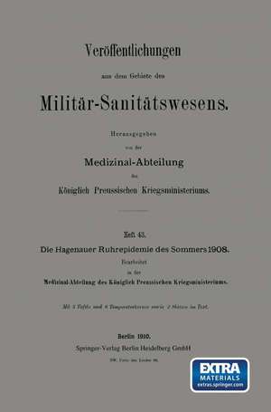 Die Hagenauer Ruhrepidemie des Sommers 1908 de Kenneth A. Loparo