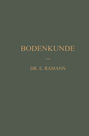 Bodenkunde de Emil Ramann