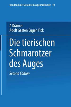 Die Tierischen Schmarotzer des Anges de A. Krämer