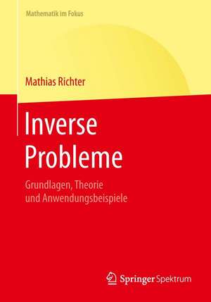 Inverse Probleme: Grundlagen, Theorie und Anwendungsbeispiele de Mathias Richter