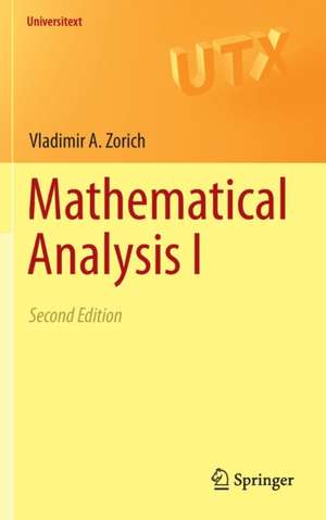 Mathematical Analysis I de V. A. Zorich