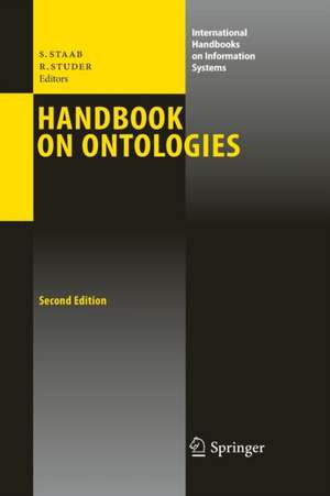 Handbook on Ontologies de Steffen Staab