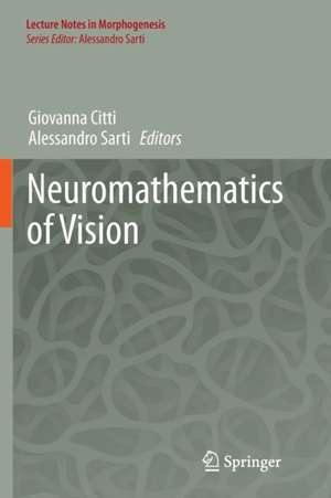 Neuromathematics of Vision de Giovanna Citti