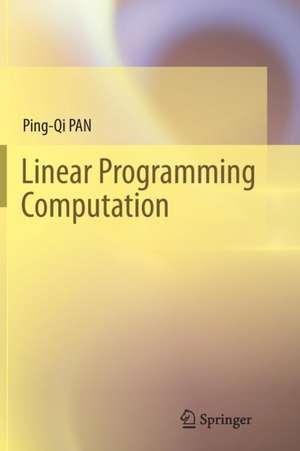 Pan, P: Linear Programming Computation