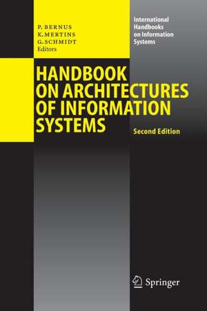 Handbook on Architectures of Information Systems de Peter Bernus