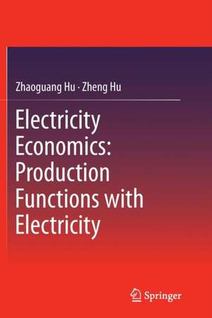 Electricity Economics: Production Functions with Electricity de Zhaoguang Hu