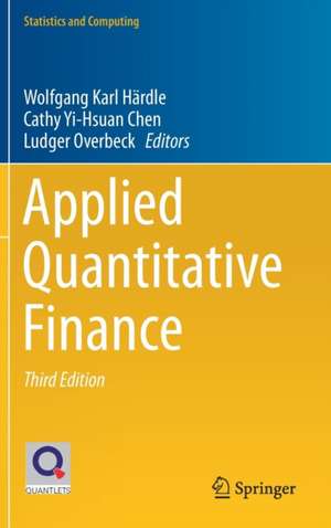 Applied Quantitative Finance de Wolfgang Karl Härdle