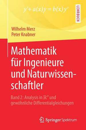 Mathematik für Ingenieure und Naturwissenschaftler: Band 2: Analysis in R^n und gewöhnliche Differentialgleichungen de Wilhelm Merz