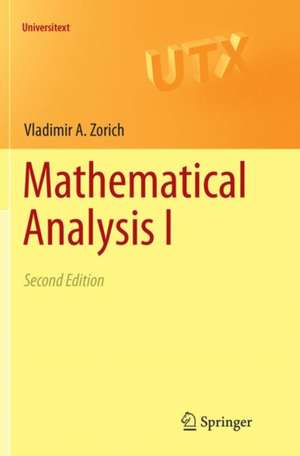 Mathematical Analysis I de V. A. Zorich