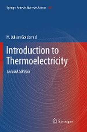 Introduction to Thermoelectricity de H. Julian Goldsmid