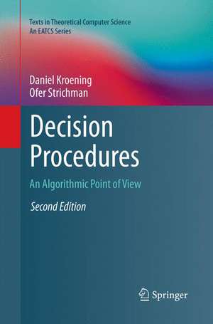 Decision Procedures: An Algorithmic Point of View de Daniel Kroening