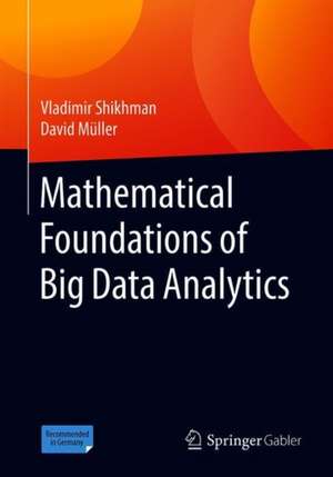 Mathematical Foundations of Big Data Analytics de Vladimir Shikhman