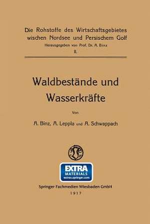 Waldbestände und Wasserkräfte de Arthur Binz