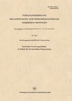 Seismische Forschungsarbeiten im Ostteil des Grubenfeldes König Ludwig de Kenneth A. Loparo