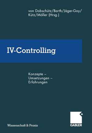 IV-Controlling: Konzepte — Umsetzungen — Erfahrungen de Leonhard von Dobschütz