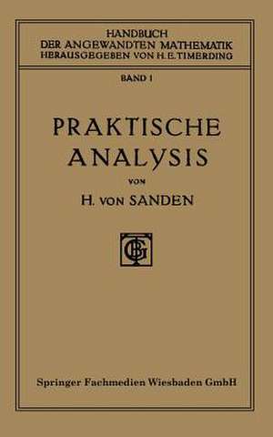 Praktische Analysis de Dr. Horst von Sanden