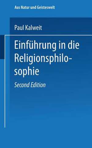 Einführung in die Religionsphilosophie de Paul Kalweit