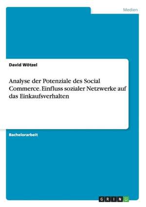 Analyse der Potenziale des Social Commerce. Einfluss sozialer Netzwerke auf das Einkaufsverhalten de David Wötzel