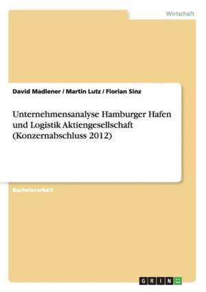 Unternehmensanalyse Hamburger Hafen und Logistik Aktiengesellschaft (Konzernabschluss 2012) de Martin Lutz