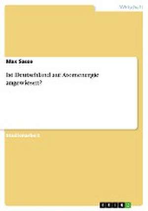 Ist Deutschland auf Atomenergie angewiesen? de Max Sasse