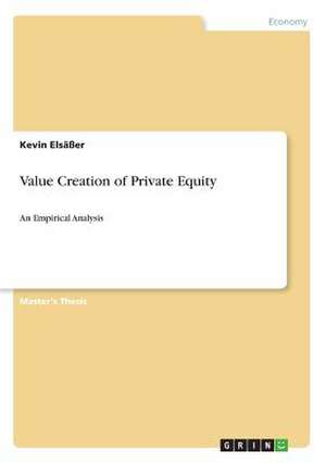 Value Creation of Private Equity de Elsaer, Kevin