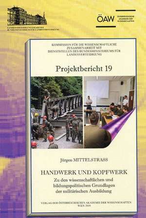 Handwerk und Kopfwerk de Jürgen Mittelstrass