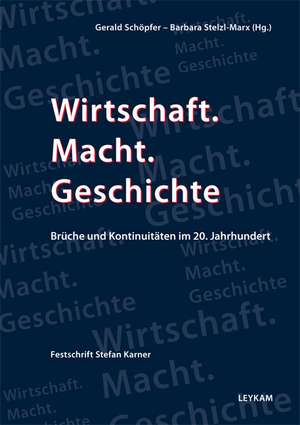 Wirtschaft. Macht. Geschichte de Gerald Schöpfer