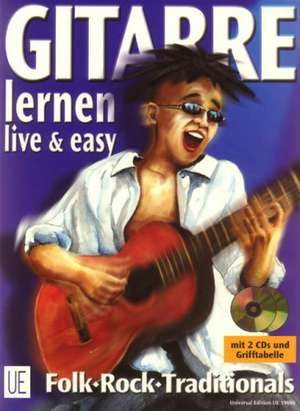 Gitarre live und easy I. Songbegleitung. Inkl. 2 CDs de Walter Haberl