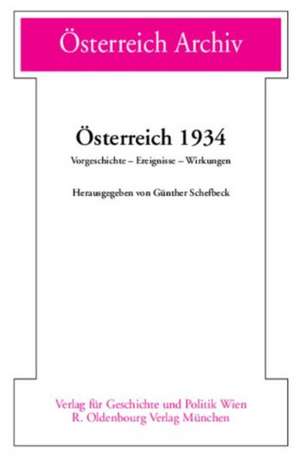 Österreich 1934 de Günter Schefbeck