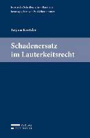 Schadenersatz im Lauterkeitsrecht de Tatjana Krutzler