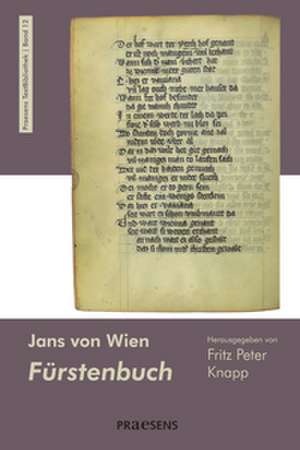 Fürstenbuch de Jans von Wien