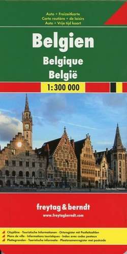 Belgien 1 : 300 000. Autokarte