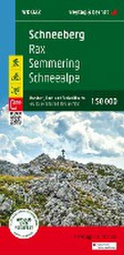 Schneeberg - Rax, Wander-, Rad- und Freizeitkarte 1:50.000, freytag & berndt, WK 022 de Freytag & Berndt