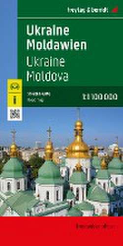 Ukraine - Moldawien, Straßenkarte 1:1.000.000, freytag & berndt de Freytag & Berndt