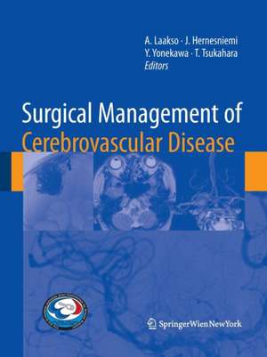 Surgical Management of Cerebrovascular Disease de Aki Laakso