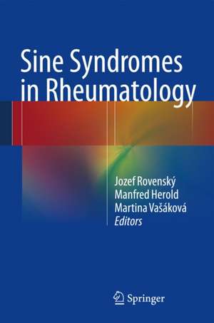 Sine Syndromes in Rheumatology de Jozef Rovenský